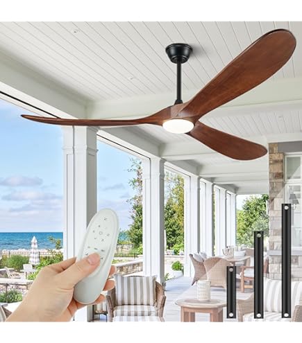 Amazon.com: Wind River Fans Elan 60 Inch Walnut Ceiling Fan
